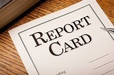 image of report card on a table
